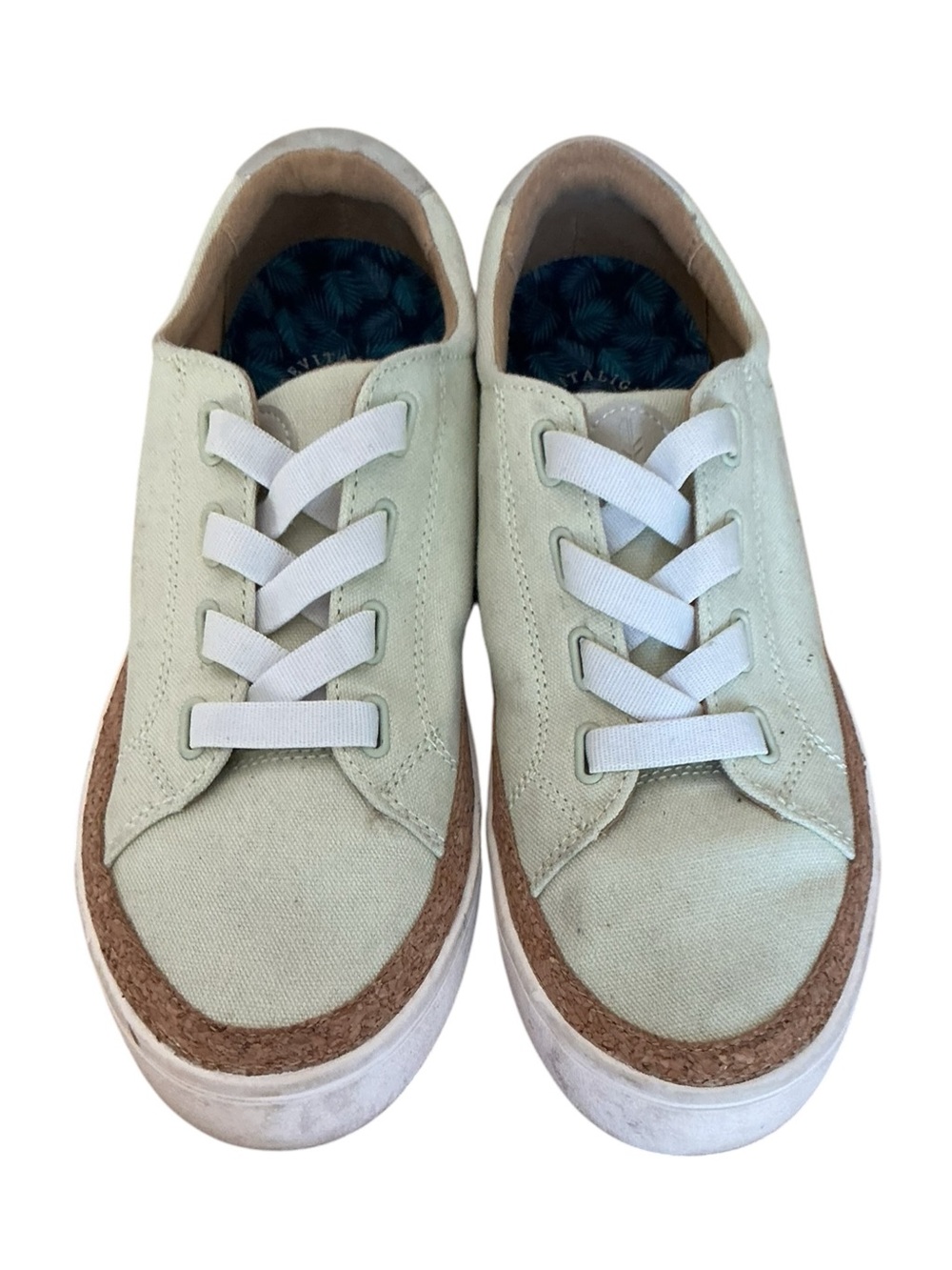 Revitalign  Women’s White Orthotics Canvas Sneakers